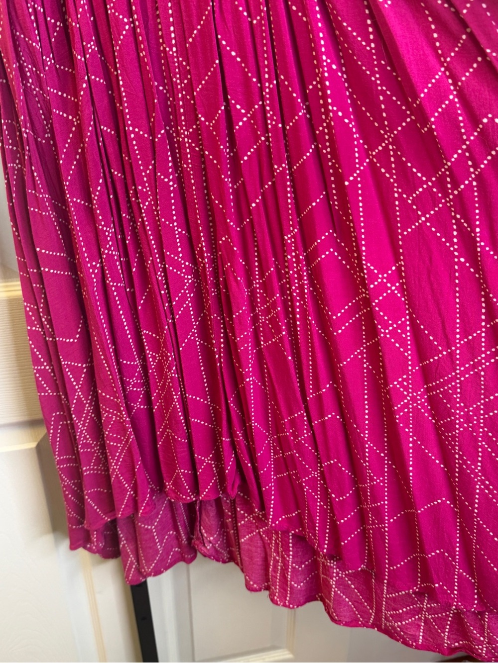 Torrid Hot Pink Sleeveless High-Low Dress, size 00 - Picture 8 of 8